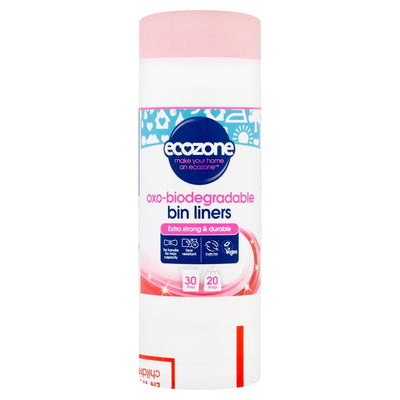 Ecozone Oxo-nedbrytbare søppelsekker 30L 20 stk