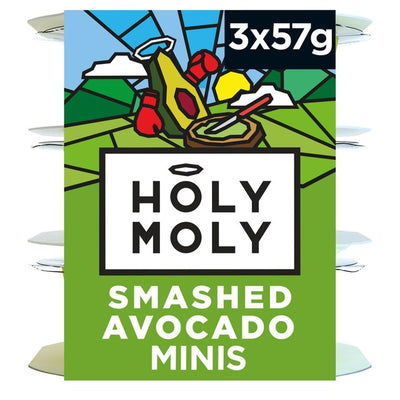 Holy Moly Smashed Avocado Dip Minis 3 x 57g