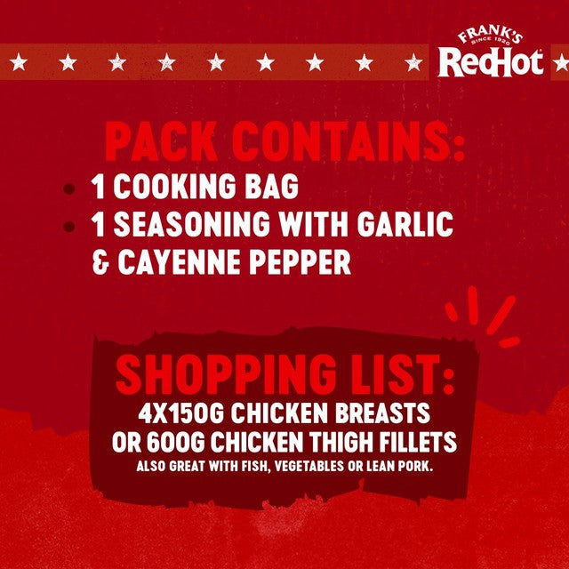 Frank's RedHot Buffalo New York Style Cook-In-Bag