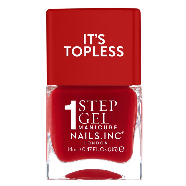 Nails Inc. Topless Kendall gel polish 14ml, imported from the UK