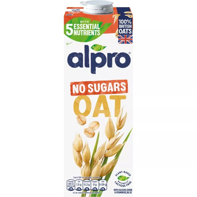 Alpro Oat No Sugar dairy-free drink 1L - British product