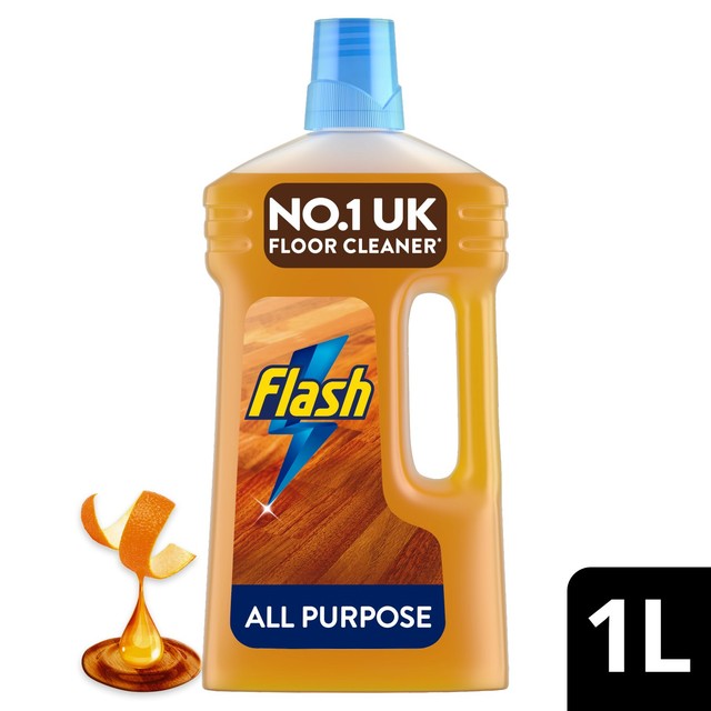 Flash wood floor cleaner liquid 1L - British product