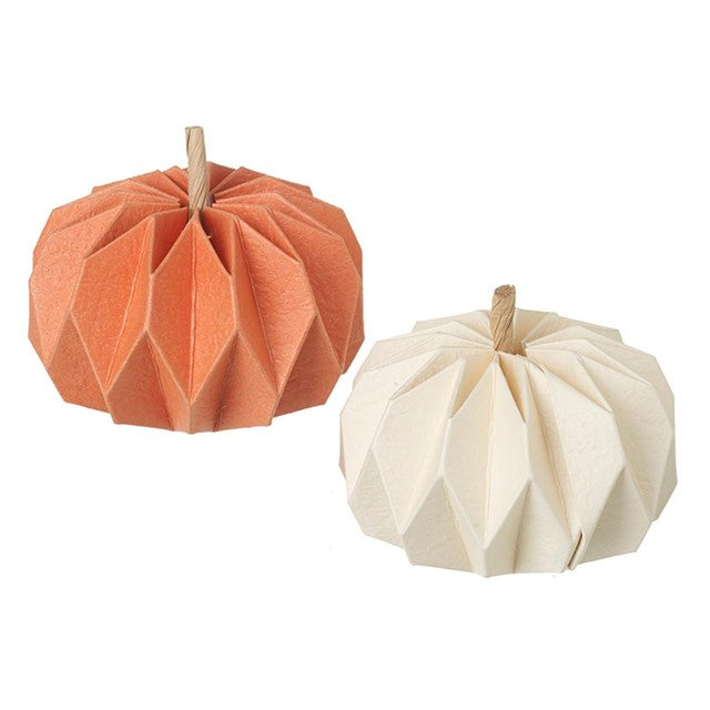 Heaven Sends Autumn Halloween Paper Pumpkin Set 2 per pack - British product