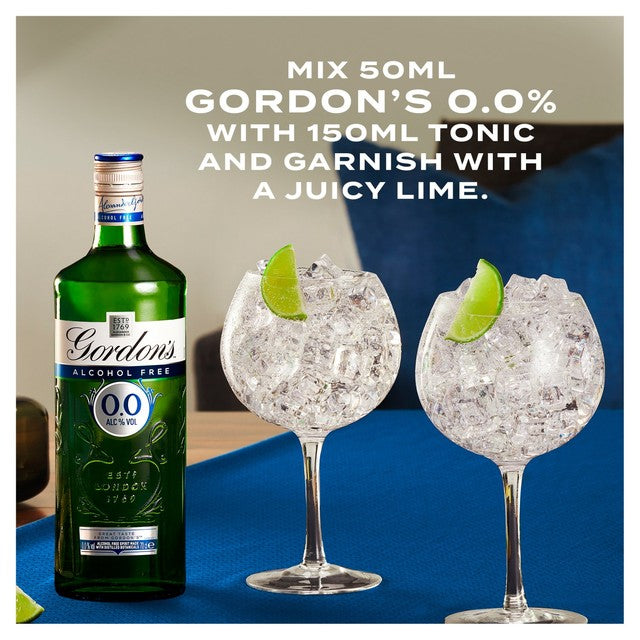 Gordon's 0.0% alcohol-free spirit 70cl, UK version