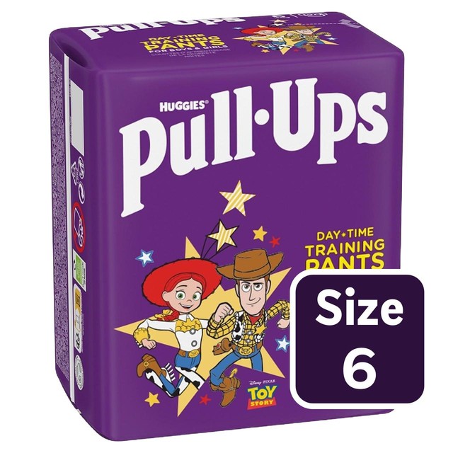 Huggies Pull-Ups day time unisex training pants size 6, UK version