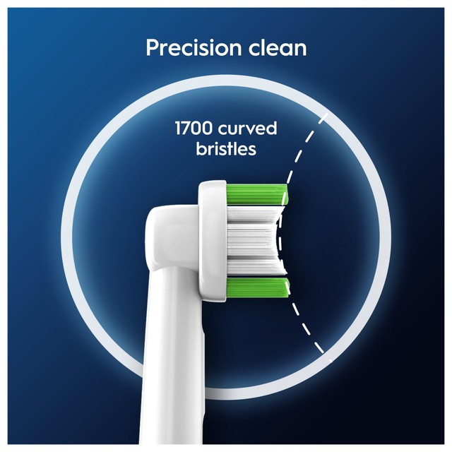 Oral-B Precision Clean replacement toothbrush heads 8 count, imported from the UK