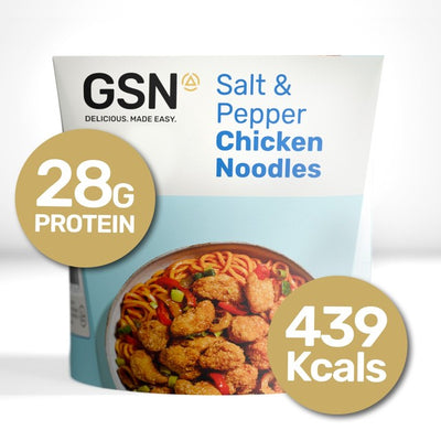 GSN Salt & Pepper Chicken Protein Noodles Frozen Noodle Pot 350g