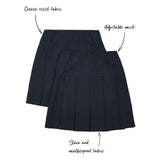 M&S 2-pack pleated school skirt 3-4Y, imported from the UK
