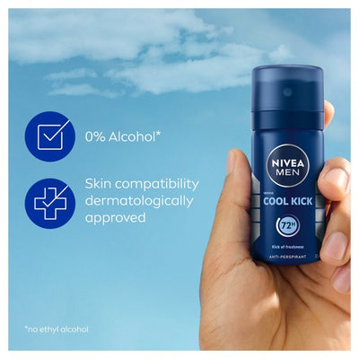 NIVEA MEN Cool Kick Anti-Perspirant Deodorant Spray 35ml