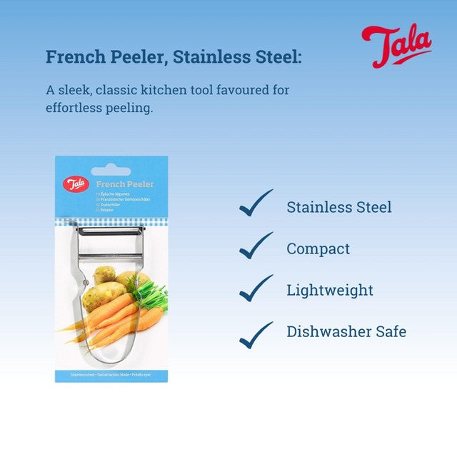 Tala French Peeler Stainless Steel 19.2cm (British brand)