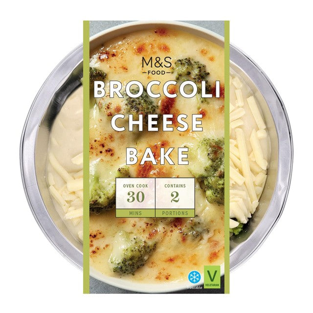 M&S Broccoli Cheese Bake 400g Tray - British product