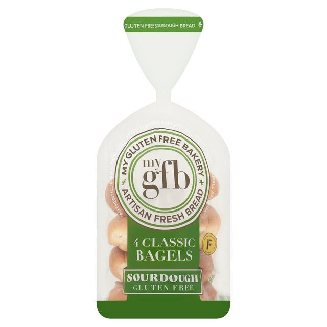 Gluten Free Bakery gluten-free sourdough classic bagel 405g, UK version