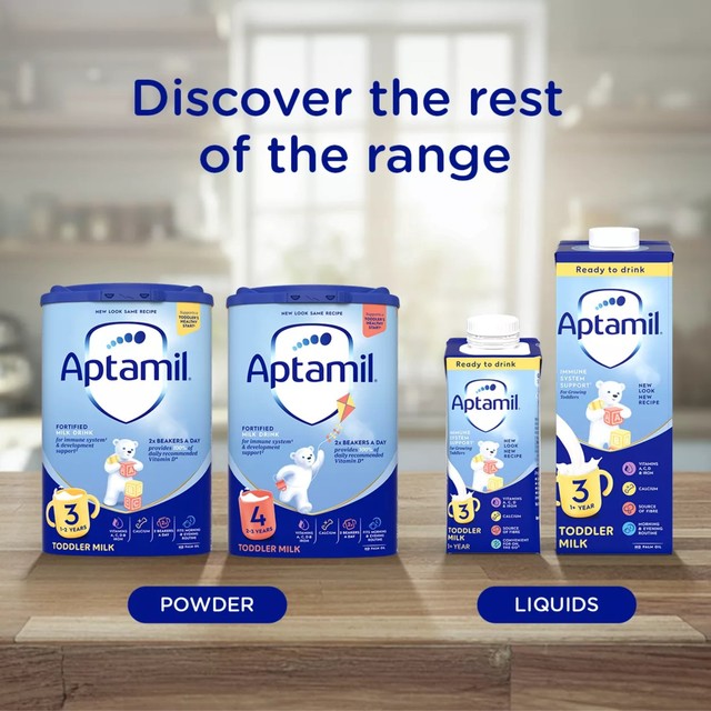 Aptamil toddler milk ready to drink 15 x 200ml multipack - British product