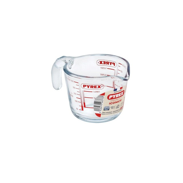 Pyrex glass measuring jug 250ml, imported from the UK