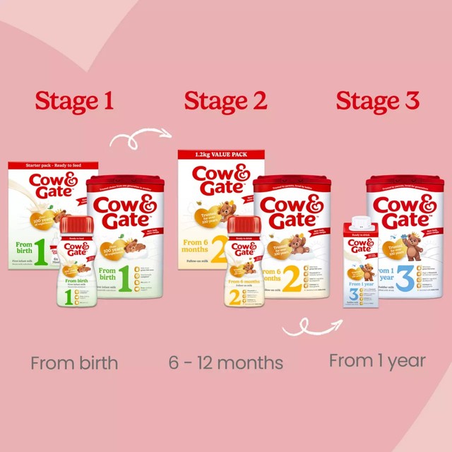 Cow & Gate first infant milk formula 800g - British product