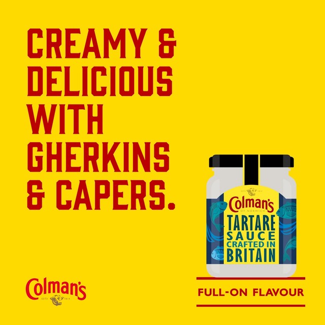 Colman's Tartare Sauce cream style 144g jar - British product