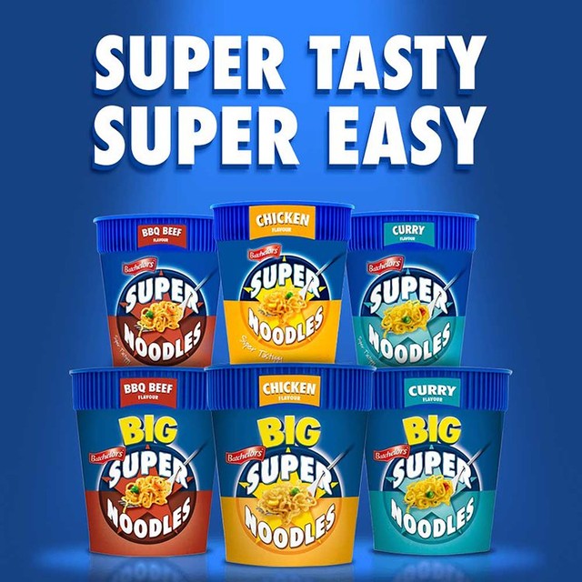 Batchelors chicken flavour super noodle pot 75g - British product