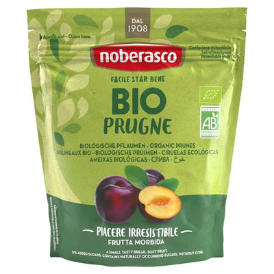 Noberasco Organic Soft Pitted Prunes Dried Fruit Pack