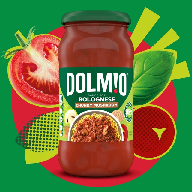 Dolmio bolognese chunky mushroom pasta sauce 450g - British product