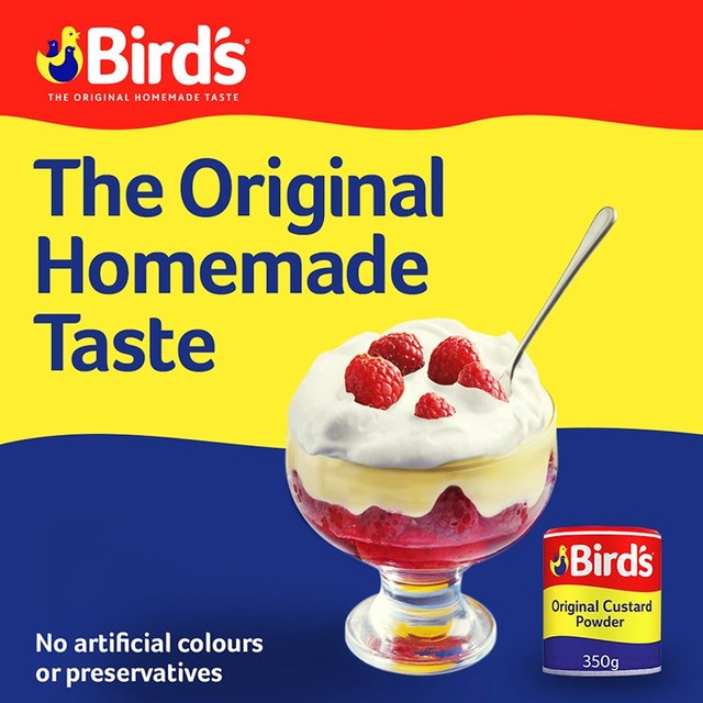 Bird's original custard powder 350g - British product