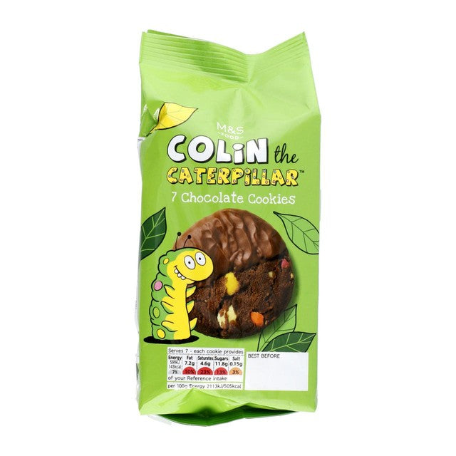 M&S Colin the Caterpillar chocolate cookies 200g - British product