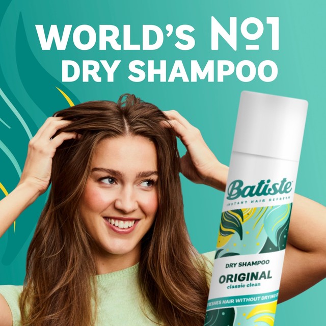 Batiste Original Clean Fresh Dry Shampoo 200ml - British product