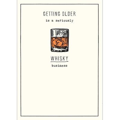 Pigment Seriously Whisky Business Birthday Greeting Card 130x176mm