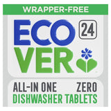 Ecover All-In-One Zero dishwasher tablets 24 tablets - British product