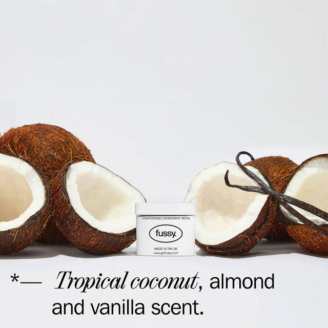 Fussy natural deodorant Coconut Milk 40g - British product