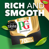 PG Tips Gold Special Blends black tea bags 70 pack, imported from the UK