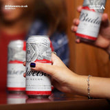 Budweiser lager beer cans 10 x 440ml - British product