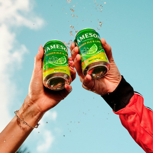 Jameson Ginger Ale and Lime canned cocktail 330ml, UK version