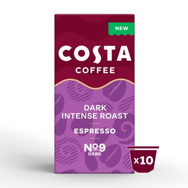 Costa Coffee Intense Roast coffee pods 10 pack - British product