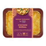 M&S chicken korma ready meal 400g, imported from the UK