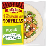 Old El Paso flour tortilla fajita wraps 12-pack, imported from the UK