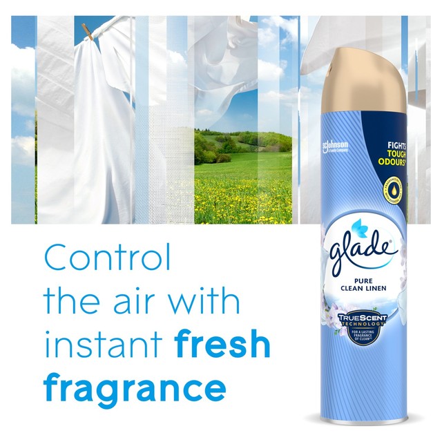 Glade Clean Linen air freshener 300ml, UK version