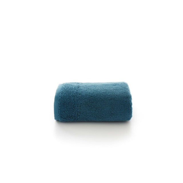 Deyongs Palazzo hand towel Petrol 50x90cm - British product