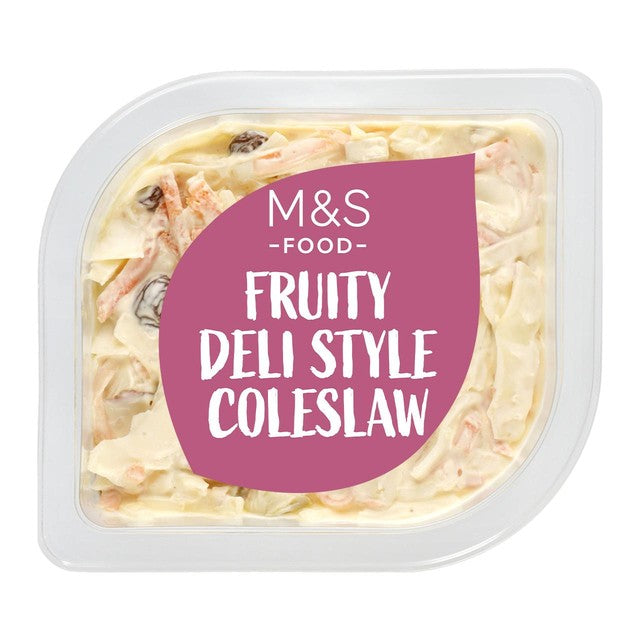 M&S fruity deli style coleslaw 300g, imported from the UK