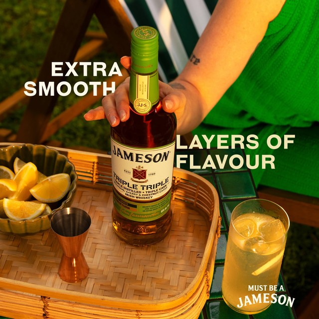 Jameson Triple Triple Irish whiskey 70cl, UK version