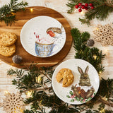 Portmeirion Wrendale Designs coupe plates set of 2 (British brand)