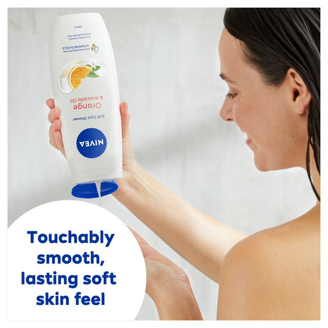 Nivea orange and avocado oil shower cream 500ml, imported from the UK