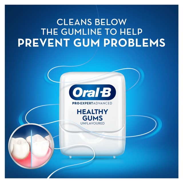Oral-B Pro Expert dental floss tape 50M, imported from the UK