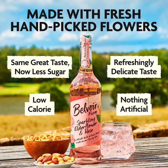 Belvoir Elderflower & Rose Pressé 750ml - British product