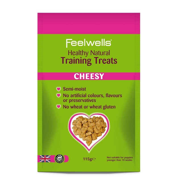 Feelwells Cheesy Dog Training Treats 115g - British product