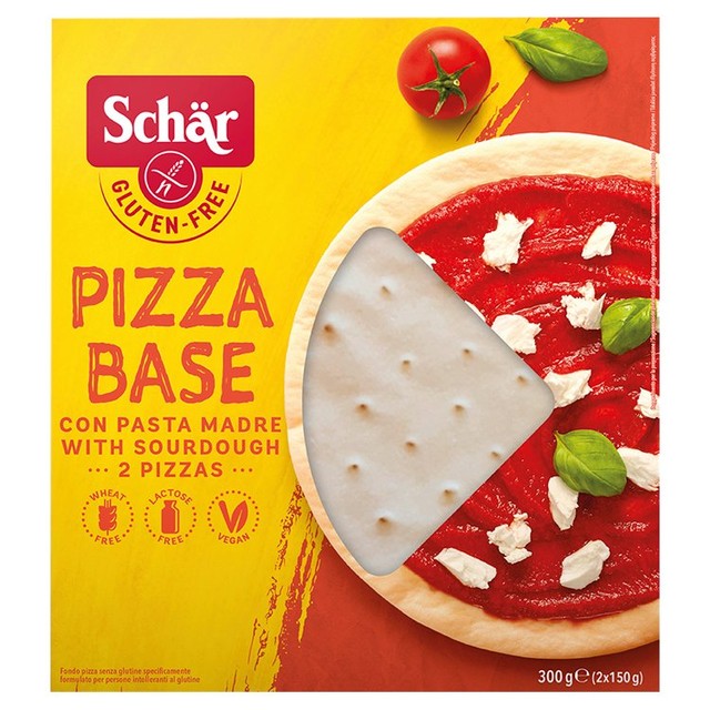 Schar gluten free pizza bases 300g (British brand)