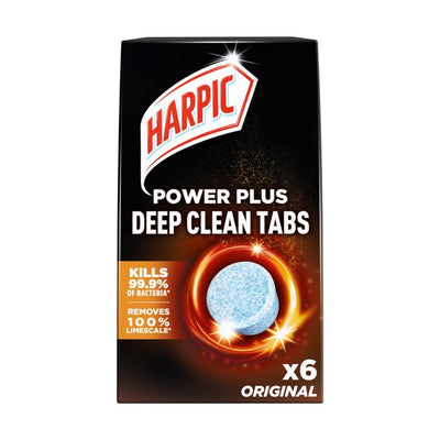 Harpic Power Plus Deep Clean Tabs Original Toilet Cleaner 6 Tablets