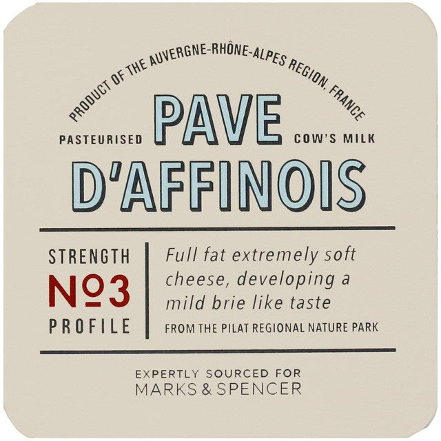 M&S Pave D'Affinois soft cheese 150g, imported from the UK