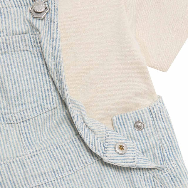 M&S boys bibshort set Blue Mix 6-9 months, imported from the UK