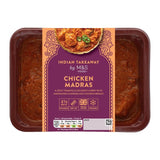M&S Chicken Madras curry 400g, imported from the UK