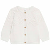 M&S patterned cardigan cream 12-18 months, imported from the UK